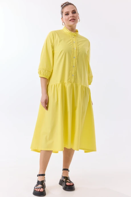 Платье SOVA 11289 желтый #1