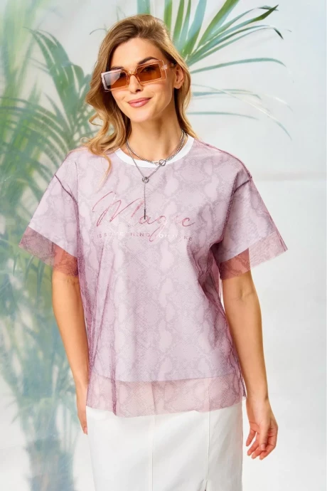 Джемпер (кофта) LAIKONY L-372-1 пудровый #1