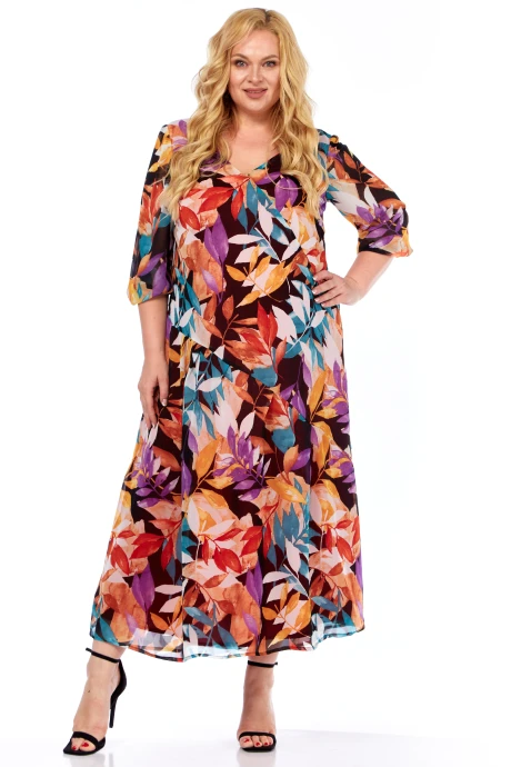 Платье Celentano Lite 5049 Абстрактный _цветочный _принт #1