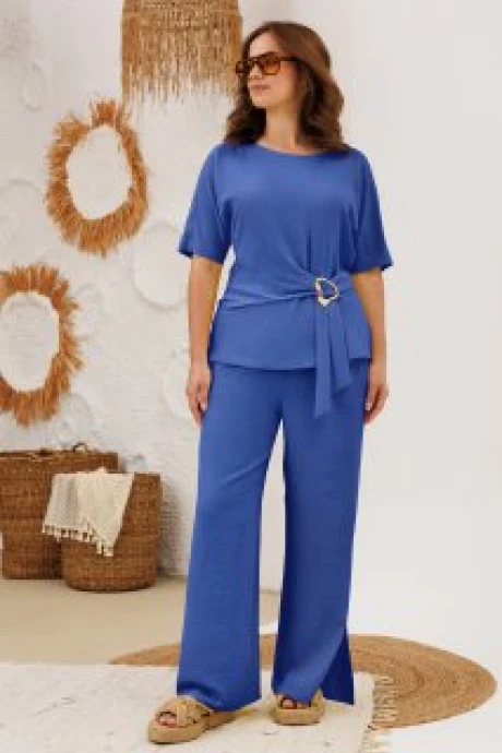 Брючный костюм INVITE 6096 василек двойка #1