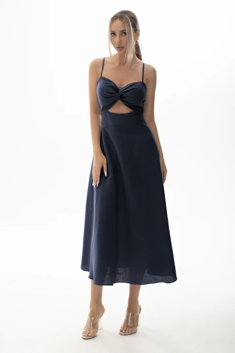 Платье Golden Valley 4937-2 темно-синий #1