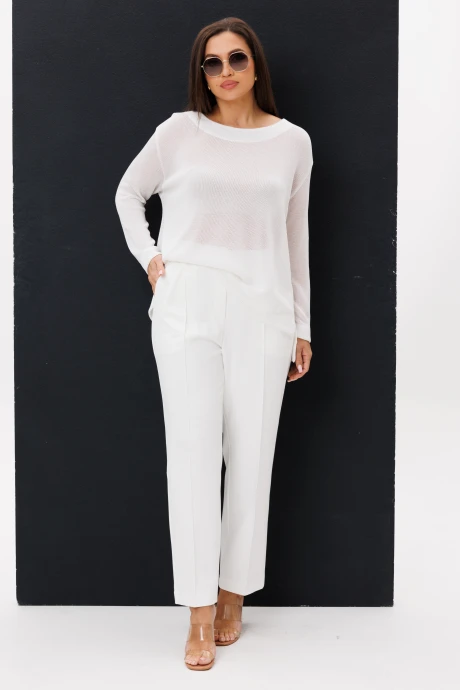 Брючный костюм Fantazia Mod 5138 белый двойка #1