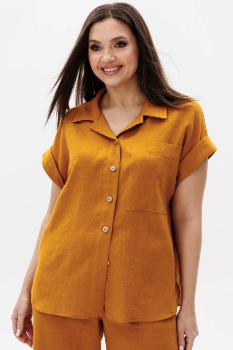 Рубашка Ma Cherie 1172 сиена #1