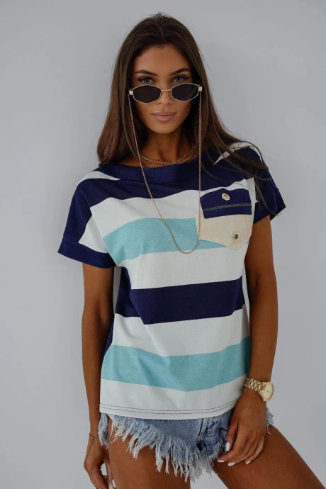 Блузка NIKA.PL 0202501 бирюзовый #1