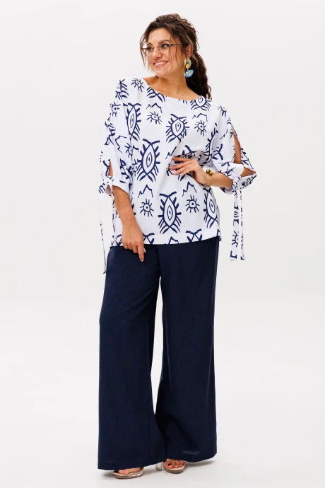 Брючный костюм Anelli 1536.1 синий #1