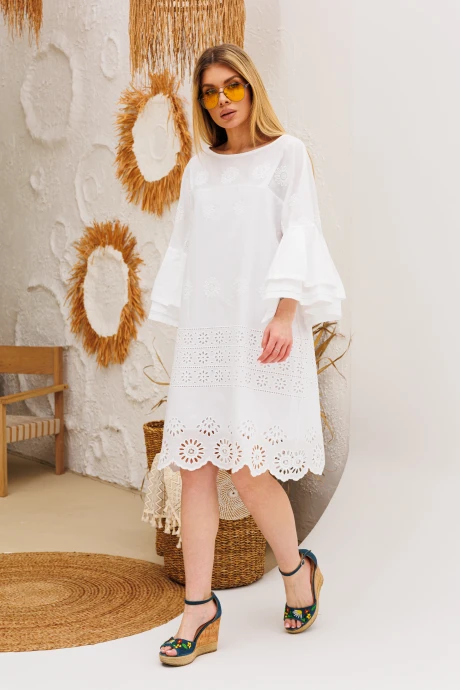 Платье AmberaStyle 1119 молоко #1