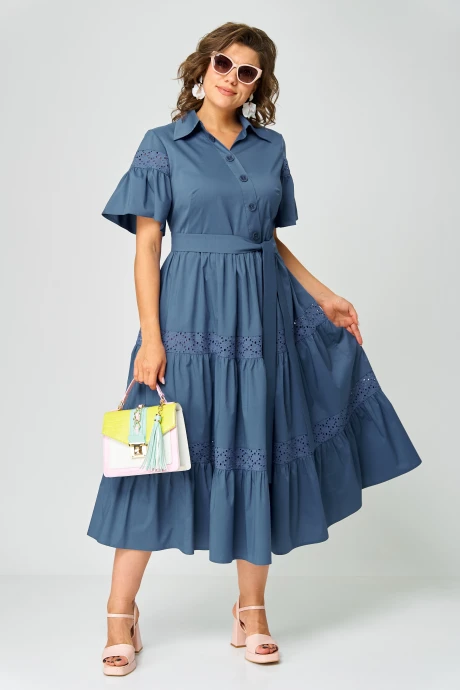 Платье EVA GRANT 7181 М джинс #1