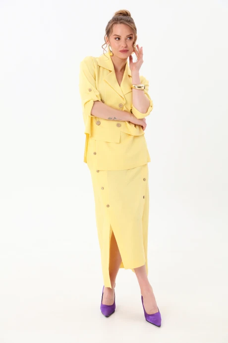 Юбка NikVa 971-3 лимонный #1