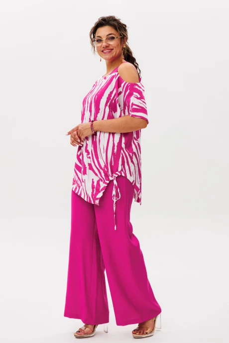 Брючный костюм Anelli 1537 ягодный_раф #1