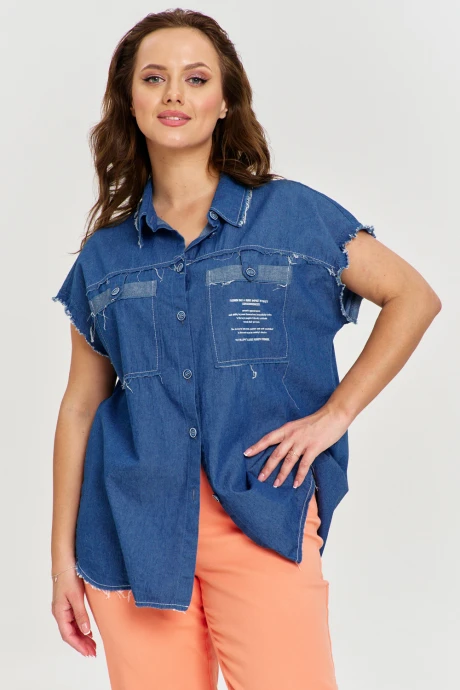 Рубашка AVE RARA 2228 Темно- синий дэним #1