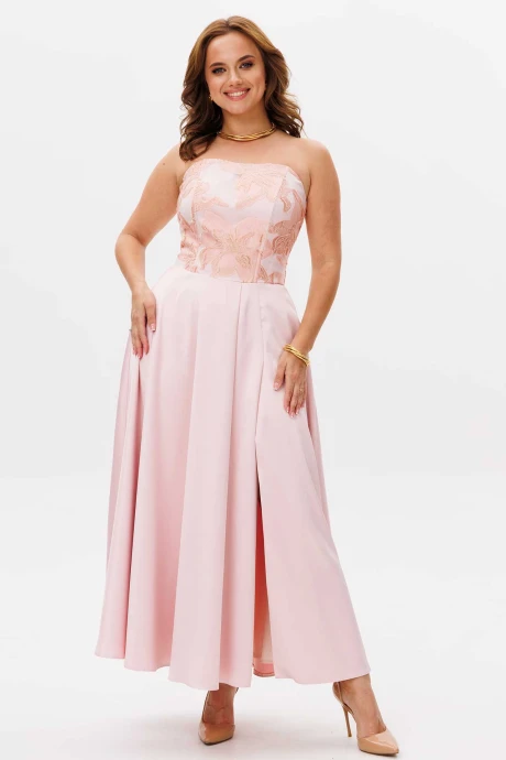 Платье MisLana 1211 розовый #1