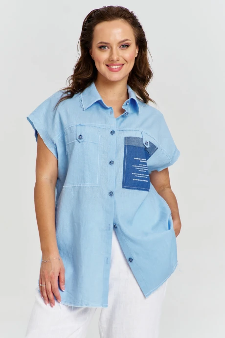 Рубашка AVE RARA 2239/1 Голубой #1