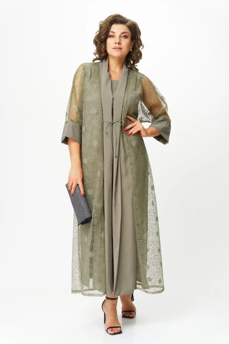 Костюм с платьем Michel Chic 1421 хаки #1