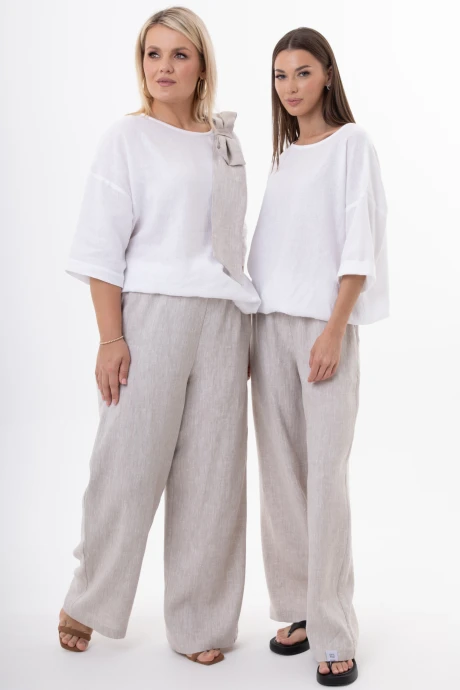 Брючный костюм Kivviwear 43164315.08 Бежевый белый #1