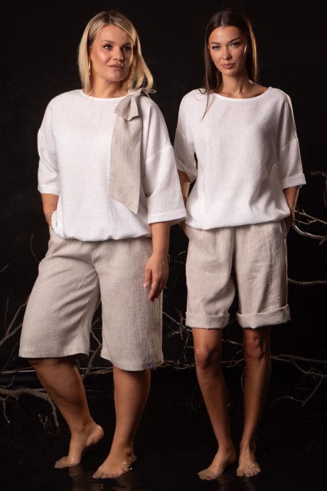 Костюм с шортами Kivviwear 43164317.08 Бежевый белый #1