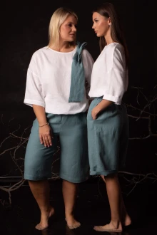 Костюм с шортами Kivviwear 43164317.10 Нефрит белый