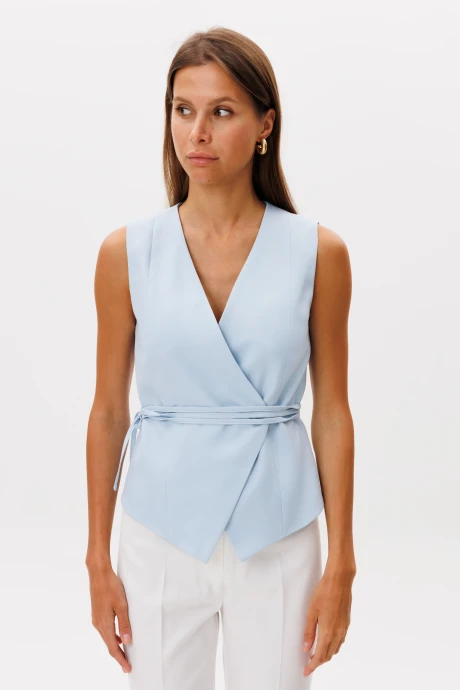 Жилетка The name 2399 голубой #1