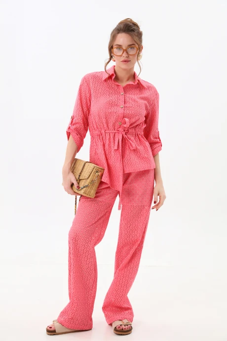 Брючный костюм NikVa 938-4 коралл двойка #1