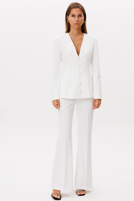 Брючный костюм The name 2383 молочный двойка #1