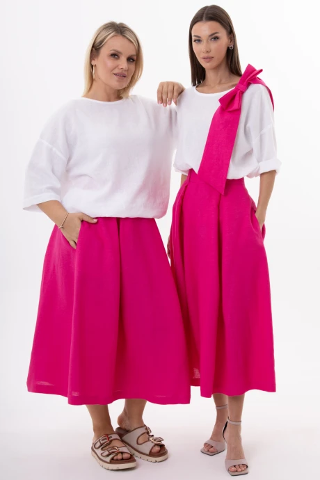 Юбочный костюм Kivviwear 43164318.11 Фуксия белый #1