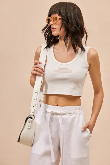 Топ RIVOLI 6049 молочный #1