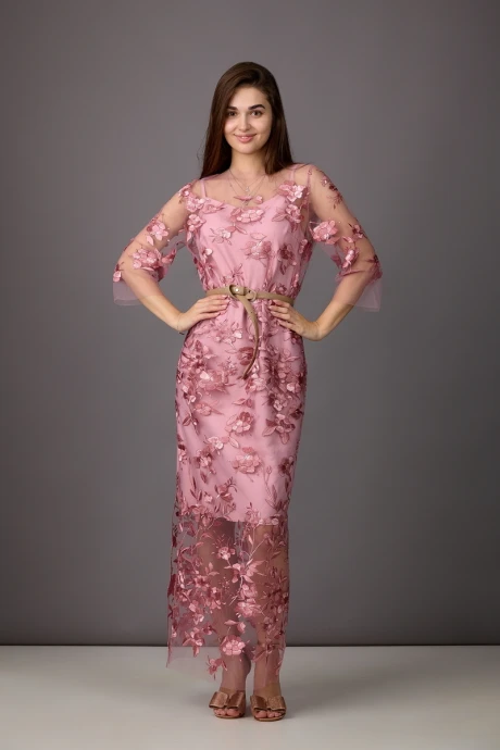 Платье Rosheli 1153 розовый #1