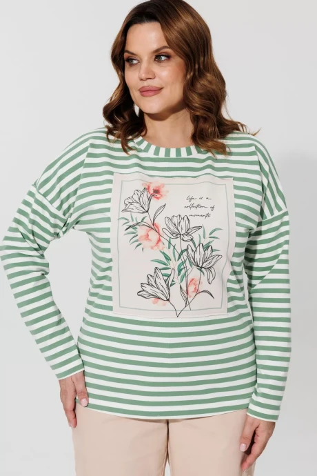 Джемпер (кофта) BRELA 2326.6 зеленый_молоко #1