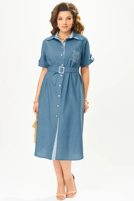 Платье FITA 5051 индиго #1