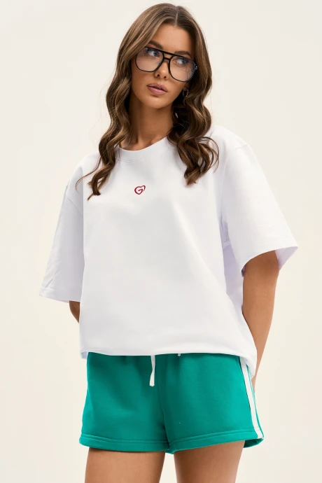 Футболка *Распродажа GO F1001H/01-01 белый #1