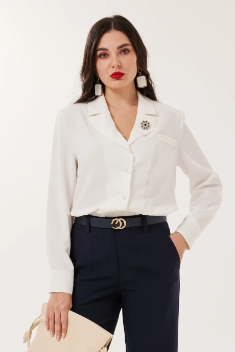 Блузка Твой Имидж 2179 молочный #1