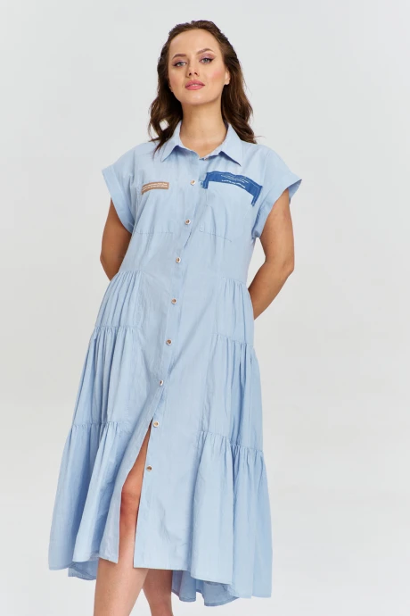 Платье AVE RARA 5035 голубой #1