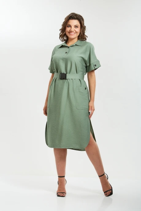 Платье Rishelie 983 олива #1