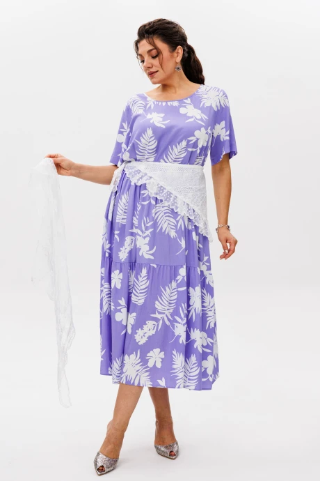 Платье Anelli 1408 лунная сирень #1