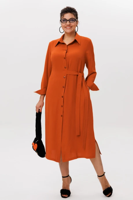 Платье Anelli 1616 кирпичный поцелуй #1