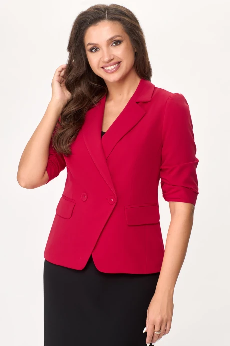 Жакет (пиджак) LeNata 11312 красный #1