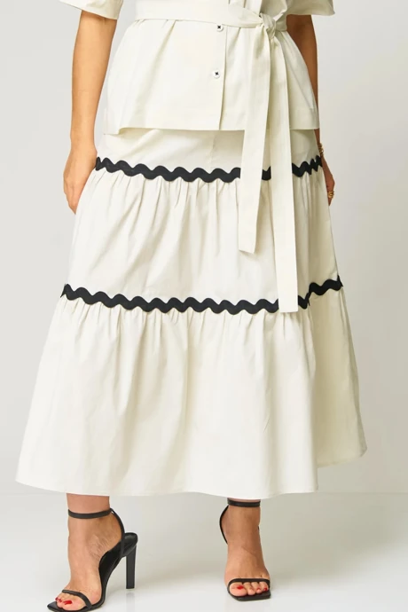 Юбка ANDINA CITY 1017-25 слоновая кость #1