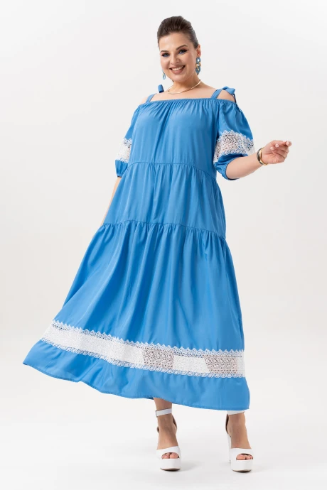 Платье ANDINA 830-3 индиго #1