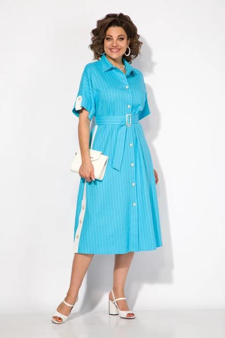 Платье Лилиана 1459 голубой #1