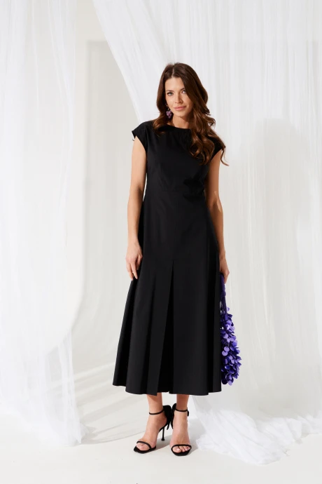 Платье ELLETTO LIFE 1079 чёрный #1