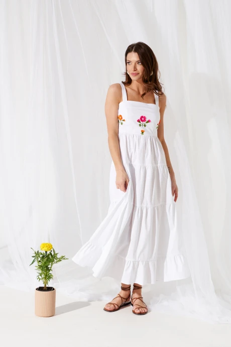 Сарафан ELLETTO LIFE 1090 белый #1