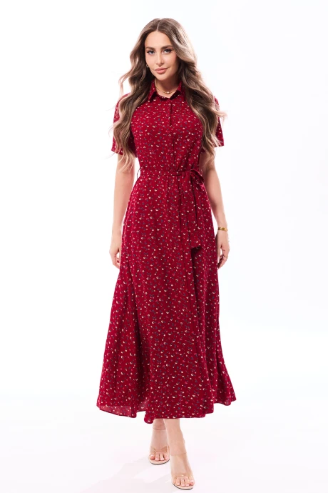 Платье Golden Valley 44177-1 бордовый #1