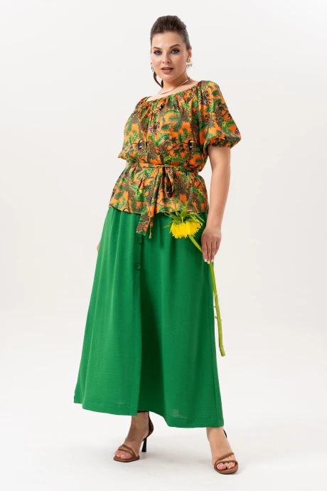 Юбка ANDINA 304-10 изумруд #1