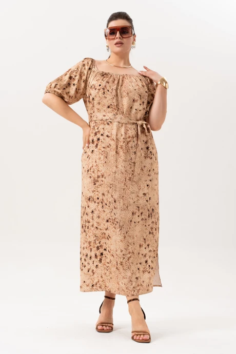 Платье ANDINA 839 принт_змея #1
