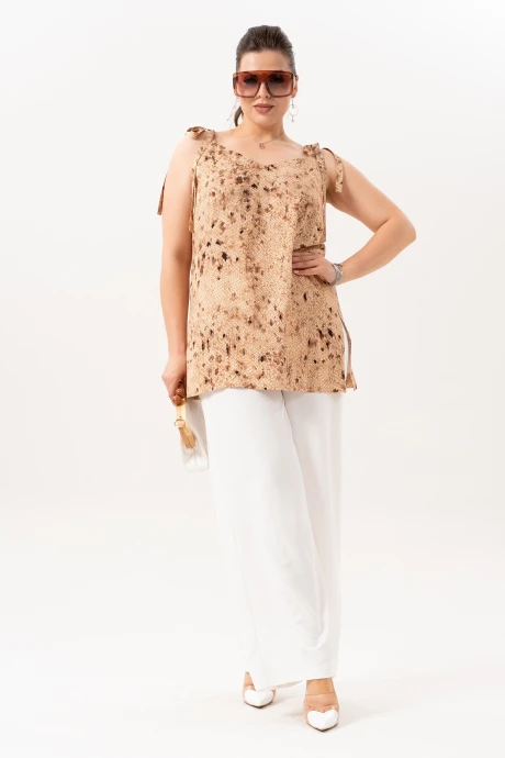 Блузка ANDINA 129 принт_змея #1