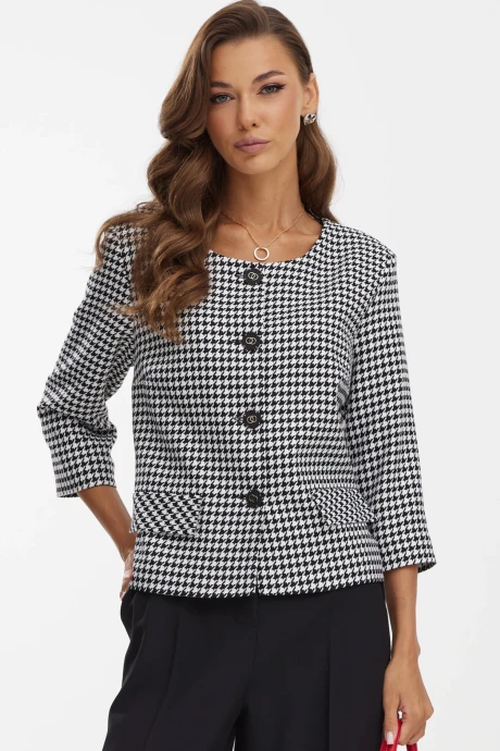 Жакет (пиджак) Твой Имидж 2203 черно-белый #1