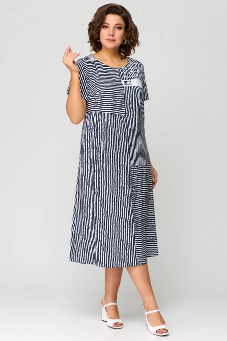 Платье Мишель Стиль 1281-1 т.синий #1