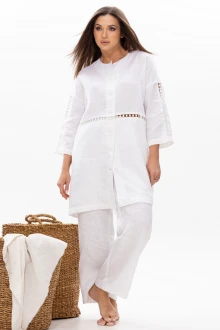 Брючный костюм Ma Cherie 3138 белый двойка