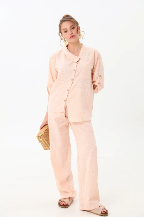 Брюки NikVa 705-13 пудра #1