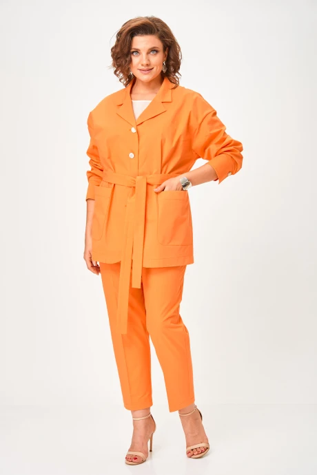Брючный костюм ANDINA CITY 9077-25 оранжевый двойка #1