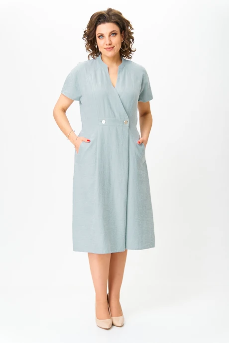 Платье СлавияЭлит 551 светло-серый #1